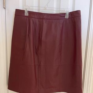 Liz Claiborne leather skirt